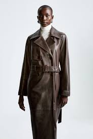 Long Leather Coat